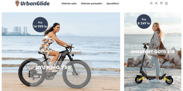 E-mobilitet franchise til salgs i Norge - UrbanGlide