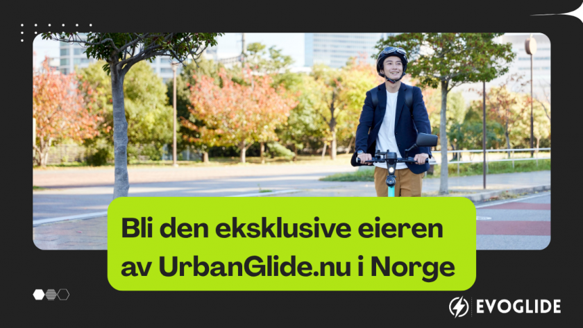 Evoglide UrbanGlide.nu franchise-mulighet i Norge 2025-2026