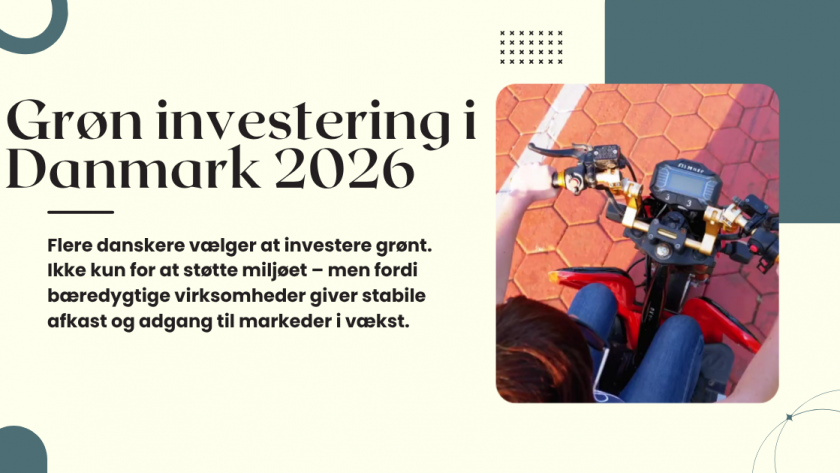 Grøn investering i Danmark – el-mobilitet og bæredygtig forretning