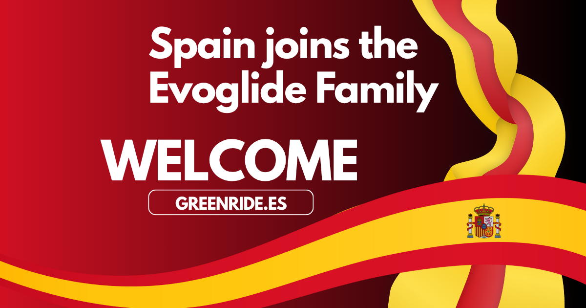 GreenRide.es – new Evoglide e-mobility franchise launch in Spain 2025