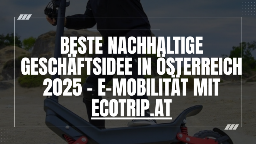 Nachhaltige Geschäftsidee in Österreich – E-Mobilität Franchise ecotrip.at